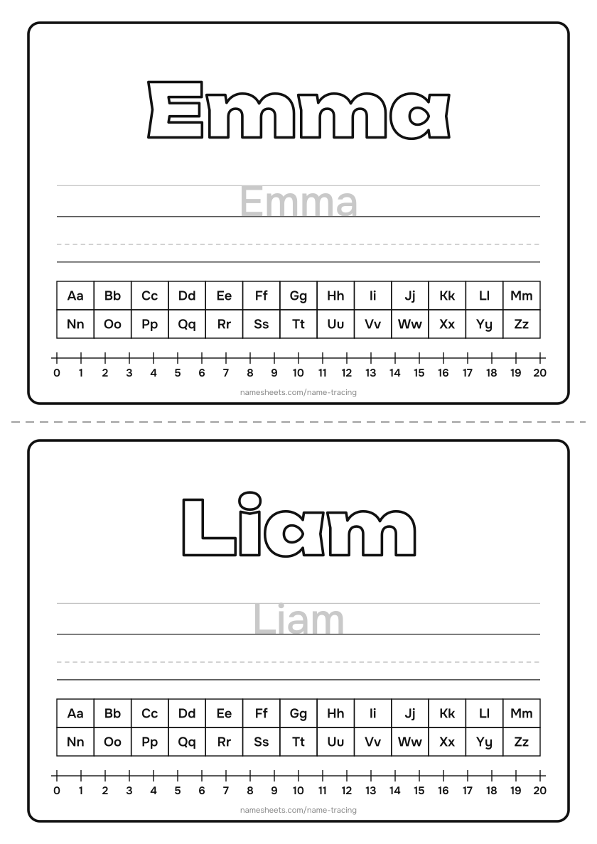 Desk name plates