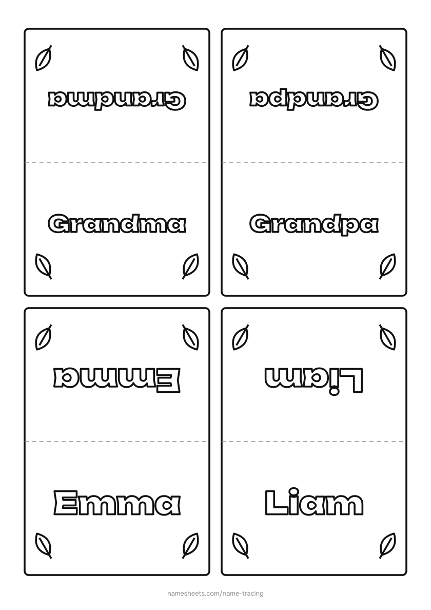 Place cards