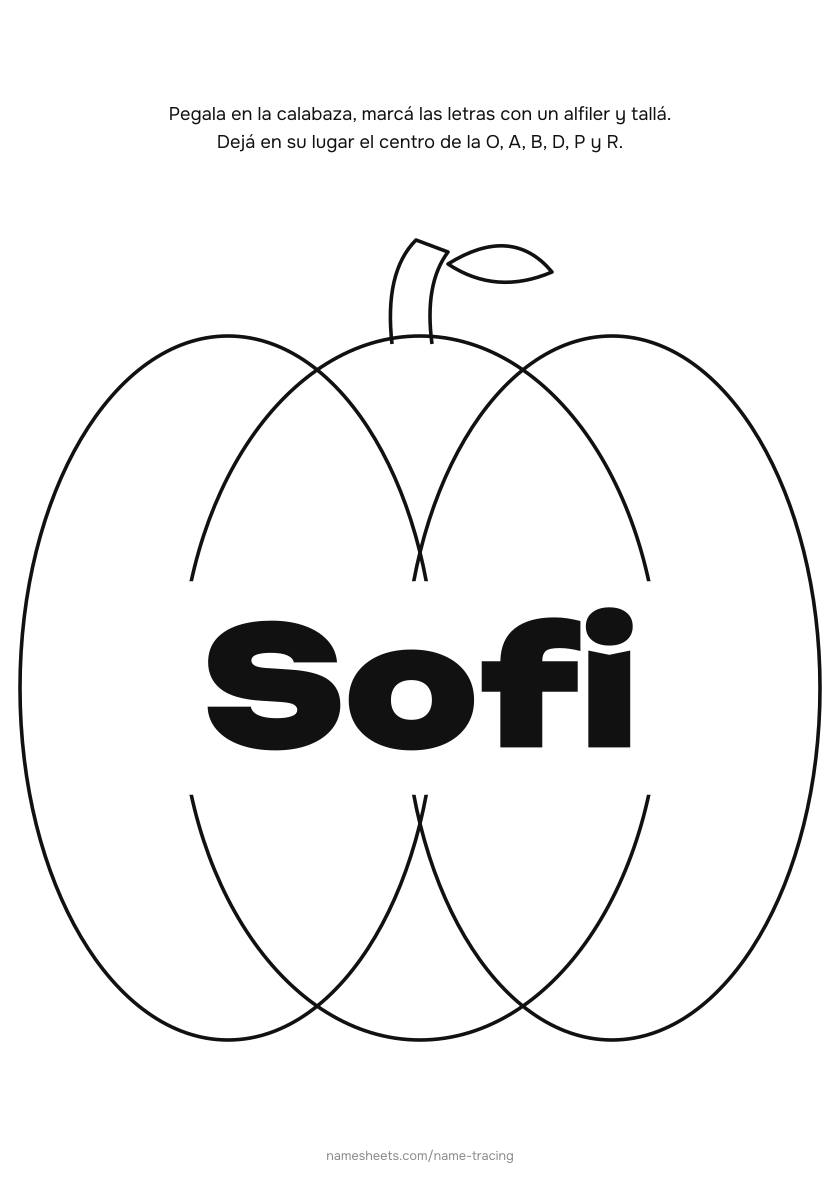 Plantilla para calabaza