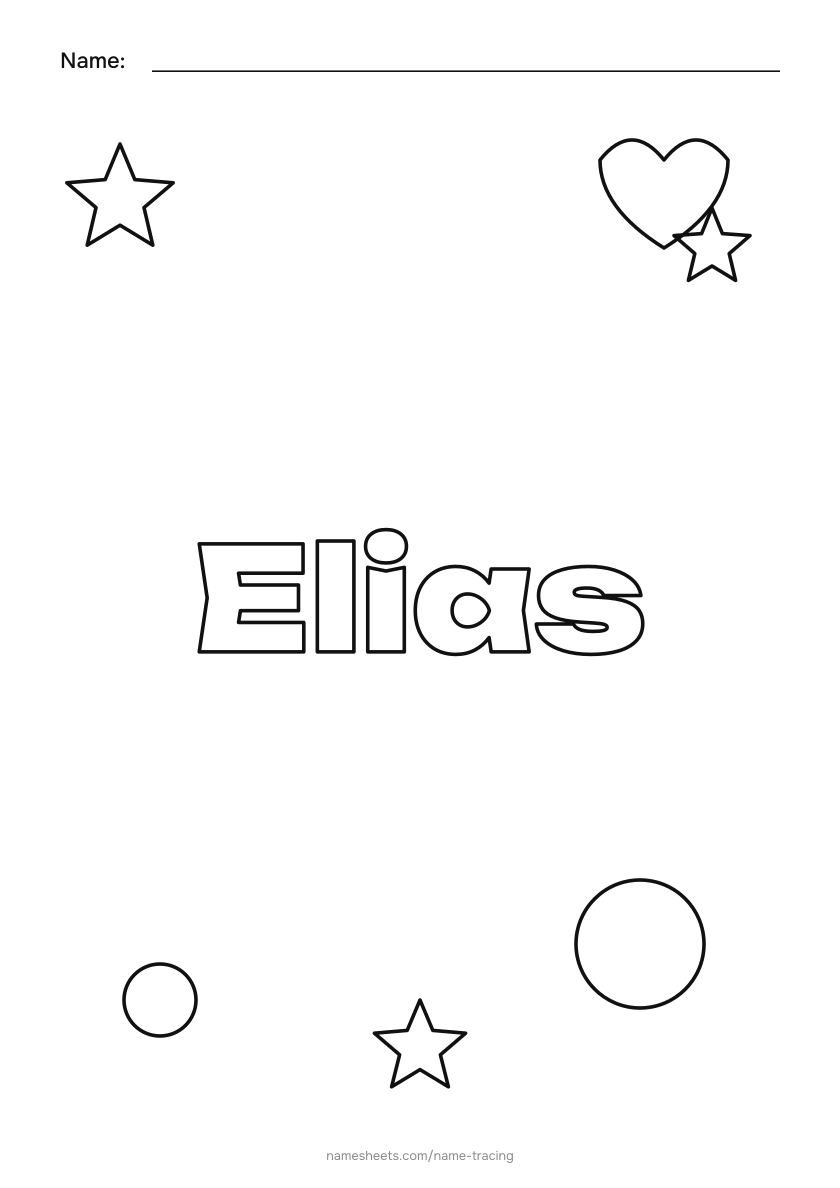 To color: Elias