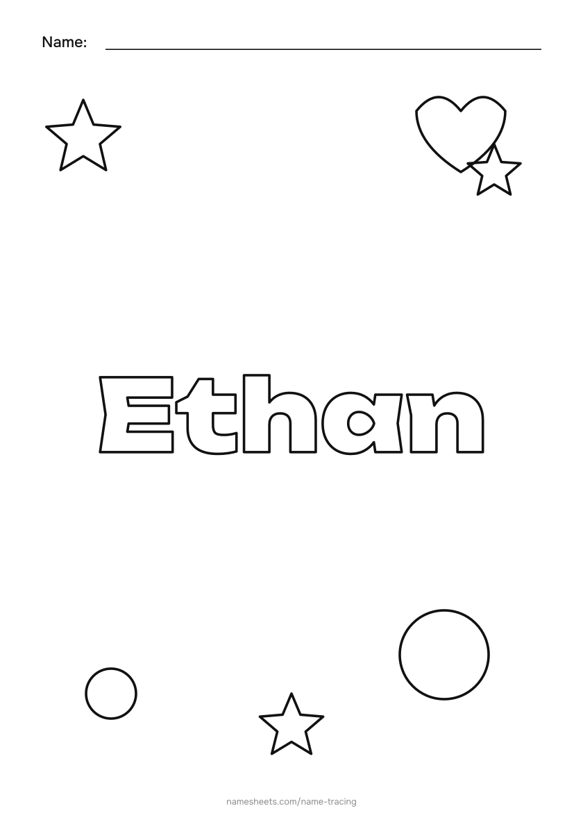 To color: Ethan