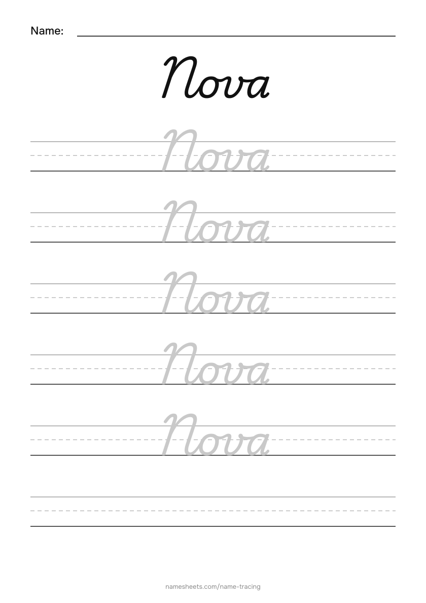 Cursive: Nova