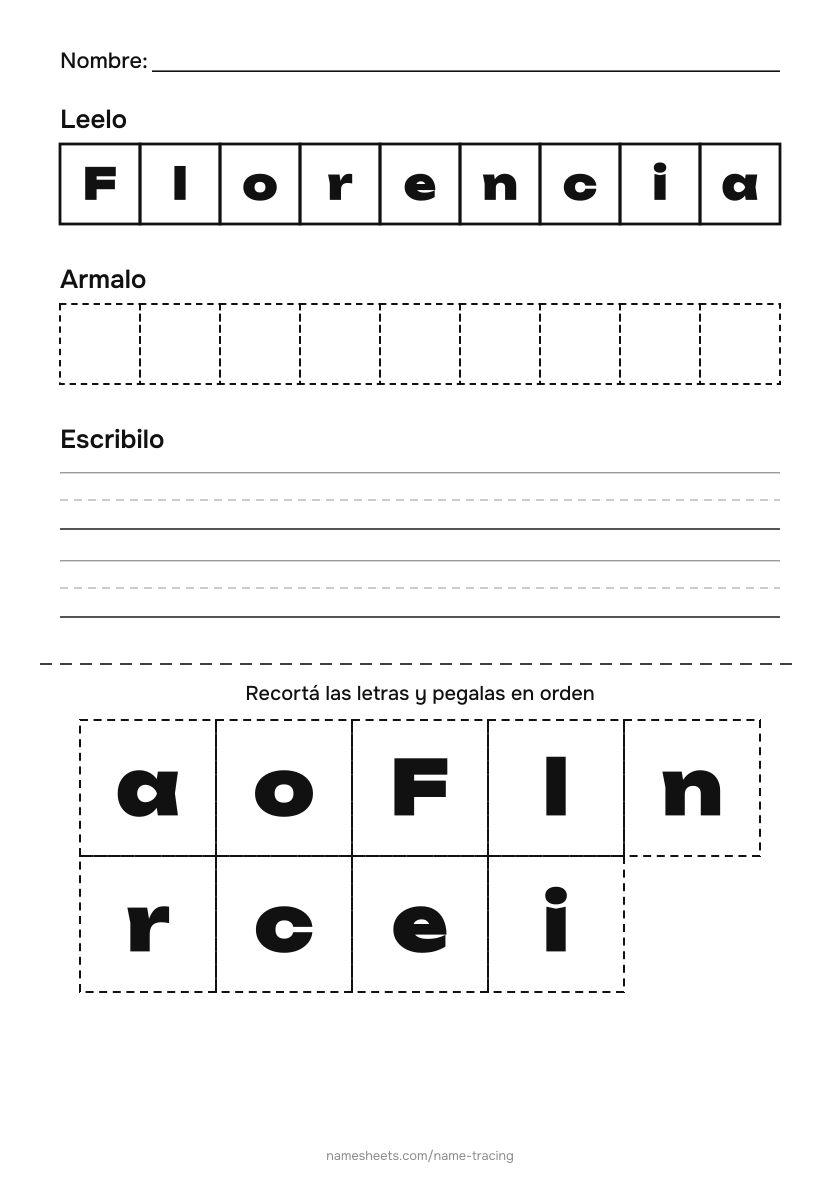 Recortar y pegar: Florencia