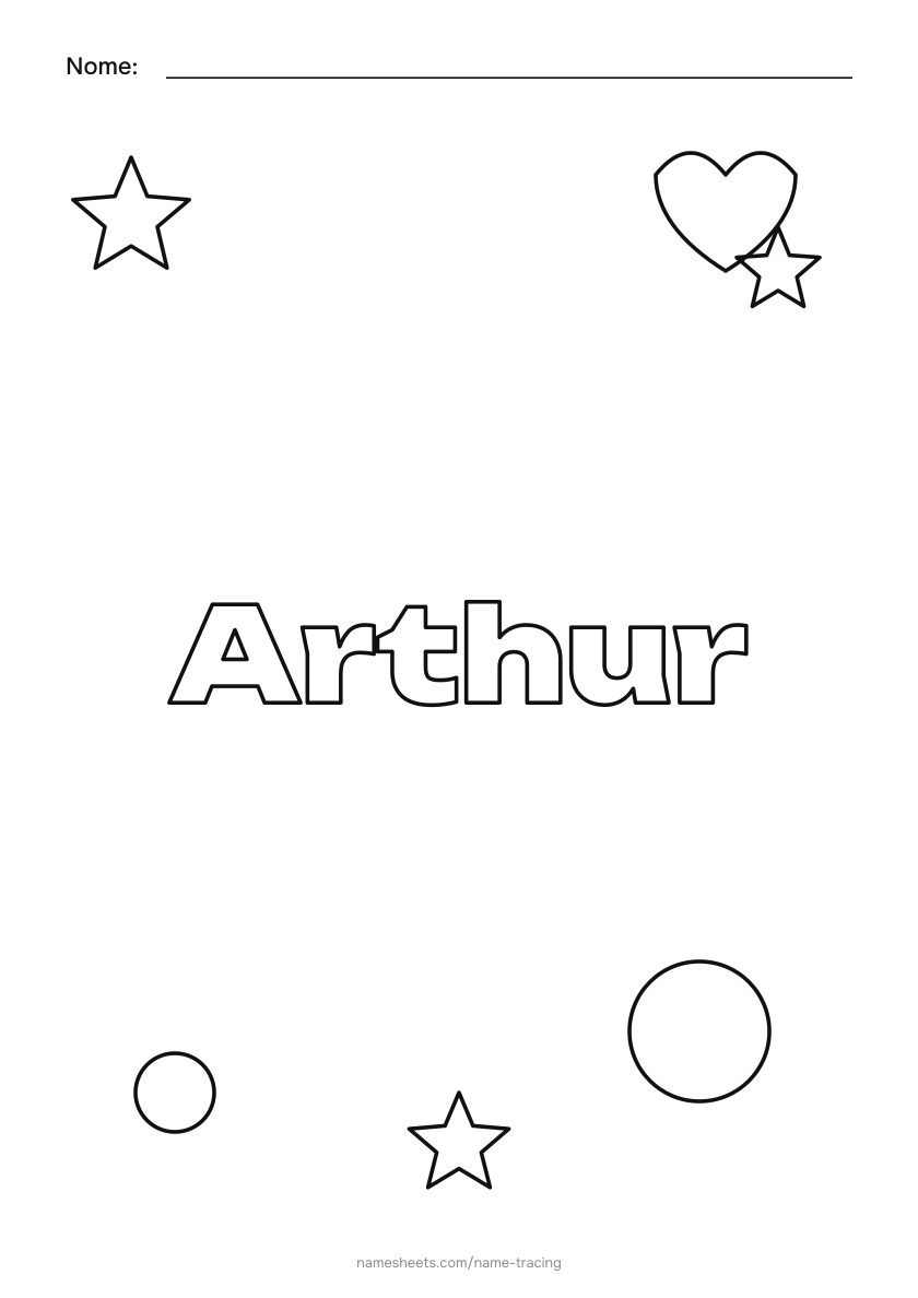 Para colorir: Arthur