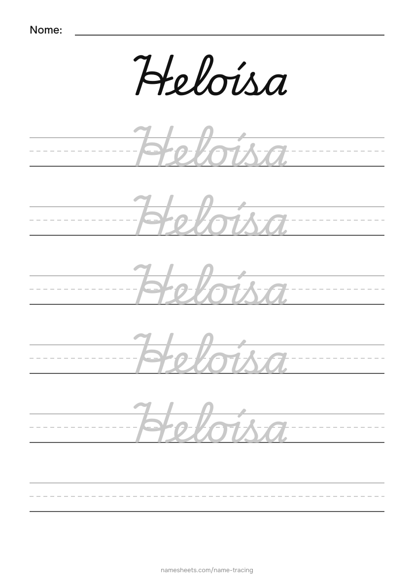 Cursiva: Heloísa