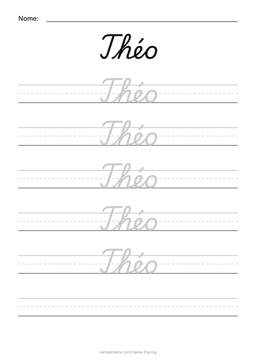 Cursiva: Théo