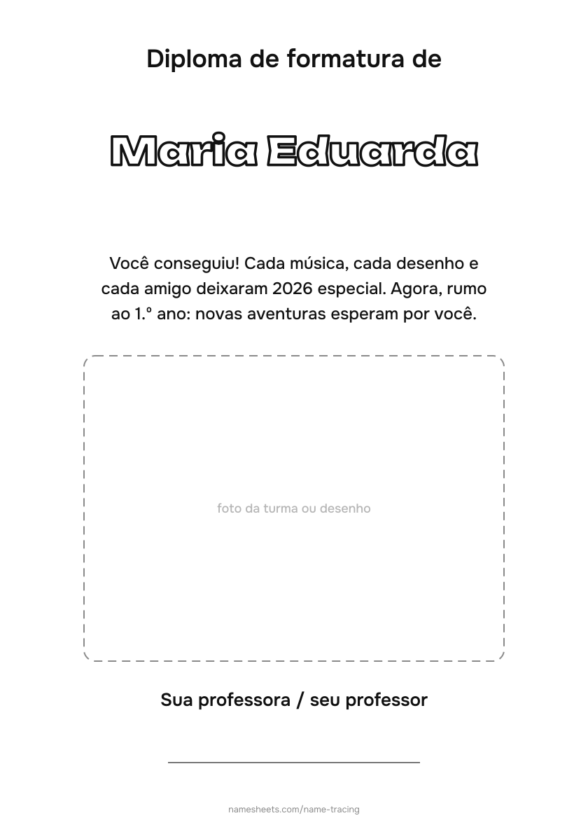 Diploma de formatura