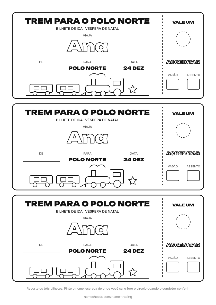 Bilhete para o Polo Norte