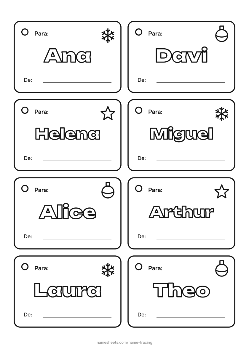 Tags para a turma